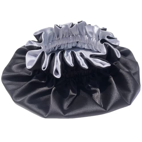 Image of AKISS Baby Infant Newborn Toddler Satin Silk Hair Bonnet for Baby Girl Boy Sleeping Kids Cap Hat