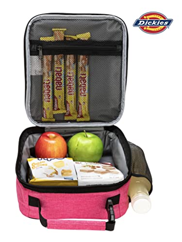 Dickies Basic Insulated Lunch Bag For Work, Thermal Reusable Office Lunch Box For Men, Women (Pink) #TOP4