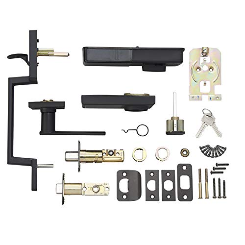 Amazon Basics Grade 3 Electronic Touchscreen Deadbolt Door Lock With Handleset, Matte Black #TOP2