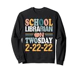 Bibliothèque scolaire le 2 22 22 22 février 2022 Sweatshirt