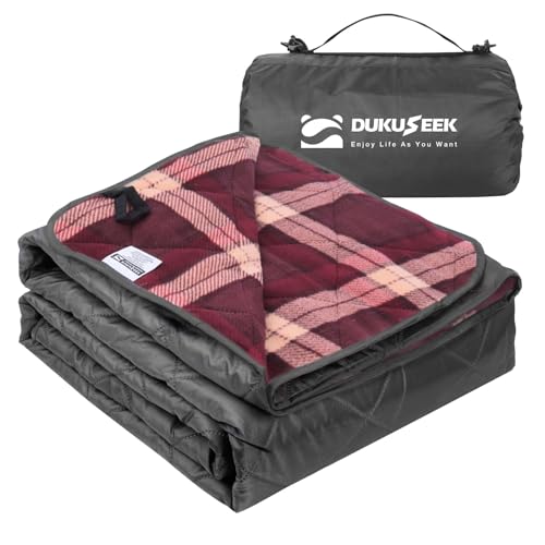 DUKUSEEK Hooded Camping Blanket