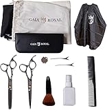 Gaia Royal Hair Cutting Scissors Set – Stainless Steel Haircut Shears Kit – Professional Cutting And Thinning Scissors – Hairdresser Spray Bottle – For Salon, Barber, Home, Women And Men