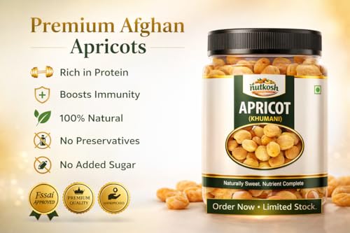 Image of Nutkosh Dried Apricot | Khumani | Jardalu | Badam BOR |Soft - 500gm