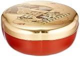ミタニ 山中漆器 大鉢 金 18.5cm 山中塗 箔工芸 梅型 菓子器 千年絵巻 M17267-6
