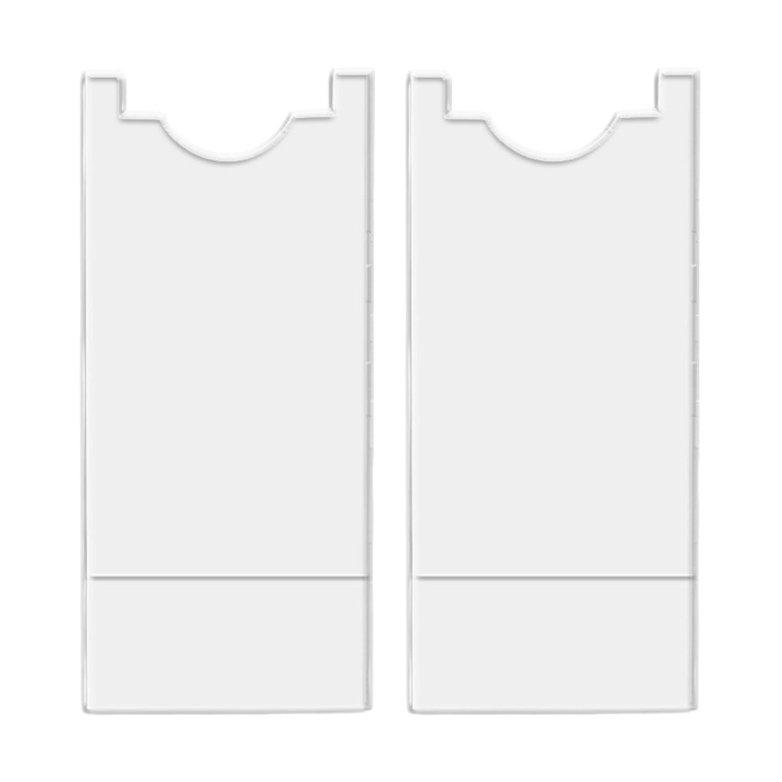 1 / 2Pcs Acrylic Wall Spacer Couch Brackets Clear Couch & Bed Stopper Nonslip Furniture Protector Headboard Stoppers Clear & Bed Stopper