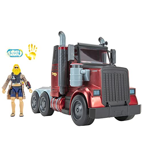 Fortnite Feature Deluxe Mudflap Rc Vehicle, Electronic Vehicle With 4-Inch Articulated Relaxed Jonesy Figures And Accessory #TOP2