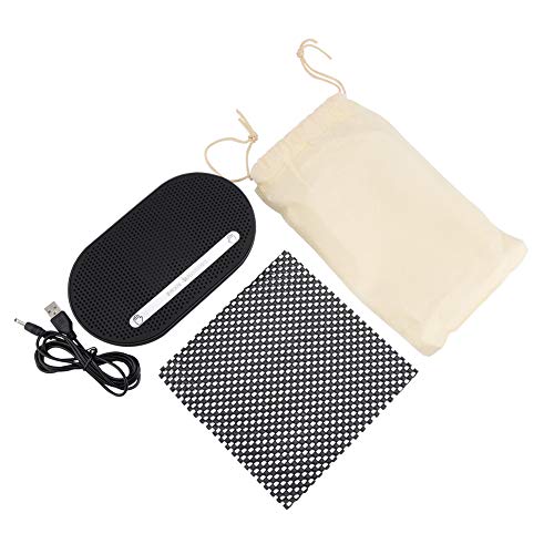 Air Purifier, Ultra-thin Air Purifier Formaldehyde Stink Remover for Car Home Office with USB Port,Small and Ultra-thin,Beautiful and Fashionable(Black)