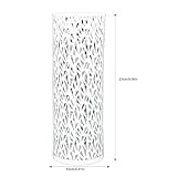 TYCIONG Metalowy stojak na parasole Stojący stojak na parasol okrągły pusty organizer do dekoracji biura hotelu domowego (mały)