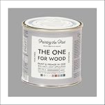 The One for Wood Paint & Primer 250ml Grey No. 4 Anticipation | Semi Matt Finish, Bio-Based & VOC-Free Formula for Wooden Furniture & Surfaces | Durable & Easy Indoor Home Decorating