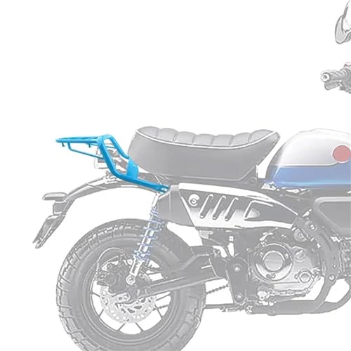 Support De Coffre Arrière pour Monkey 125 Rigide en Acier Bleu - 2