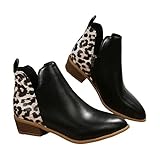 Bottines Femme Talons éPais En Cuir Hiver Chaud Mode Bottes A Talon Grand Taille Talon Carre Sexy Mode Pas Cher Chaussures à Lacets Talons CavalièRes Chaussures