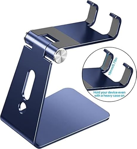 image for OMOTON Adjustable Cell Phone Stand, C2 Aluminum Desktop Phone Holder D