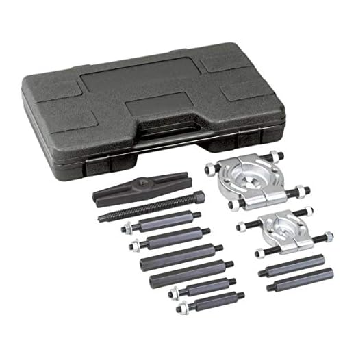 OTC 4518 5-Ton Bar-Type Puller and Bearing Separator Set with Storage Case
