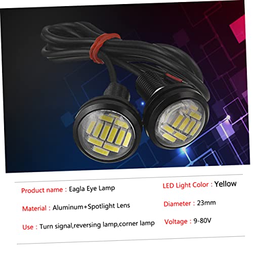 BUGUUYO 10 Peças Luzes Marcadoras De Carro Luzes De Neblina De Motocicleta Drl Luzes Traseiras De Ol