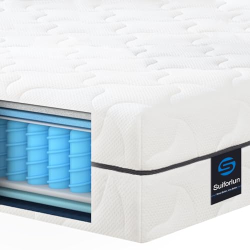 Suiforlun Matratze 90x190 cm kindermatratze Mattress Härtegrad H3 / H4 Mittelfeste Öko-Tex Zertifiziert Orthopädische 7 Zonen Matratze 22cm Kaltschaummatratze Matratzen Rollmatratze Deutsche Qualität