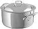 Mauviel Made In France M'Cook 5 Ply Stainless Steel 5231.29 9.1-Quart Stewpan with Lid, Cast Stainless Steel Handle