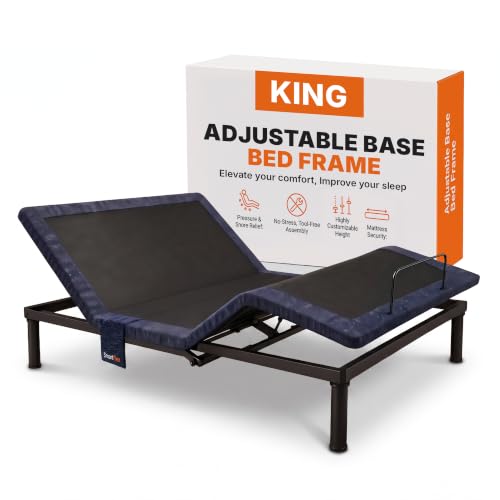Smart Flex F450 Adjustable Bed Base, King Metal Frame, 1000 lb Capacity