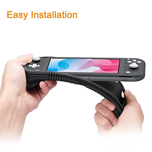 Fintie Case For Nintendo Switch Lite 2019 - Soft Silicone [Shock Proof] [Anti-Slip] Protective Cover With Ergonomic Grip Design For Switch Lite Console (Black) #TOP7