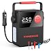 FNNEMGE Compresor de Aire 150PSI,El inflador de neumáticos Utiliza un Motor de Cobre de 120 W,DC 12V con Luces LED,Bomba de Aire Digital para neumáticos de Coche,Bicicletas y Otros Tipos de inflado