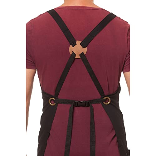 Arawak Brave Professional Cooking Apron Chef Designed For Kitchen Bbq Grill / 10 Oz Women And Men Bib Adjustable/Towel Loop #TOP6