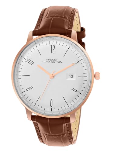 Image of French Connection Silver Sunray Dial | Analog Watch for Men's | FCN0163BRL