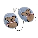 Earbags Kinder Ohrenwärmer Kids, Kinderbär hellblau, S, 824