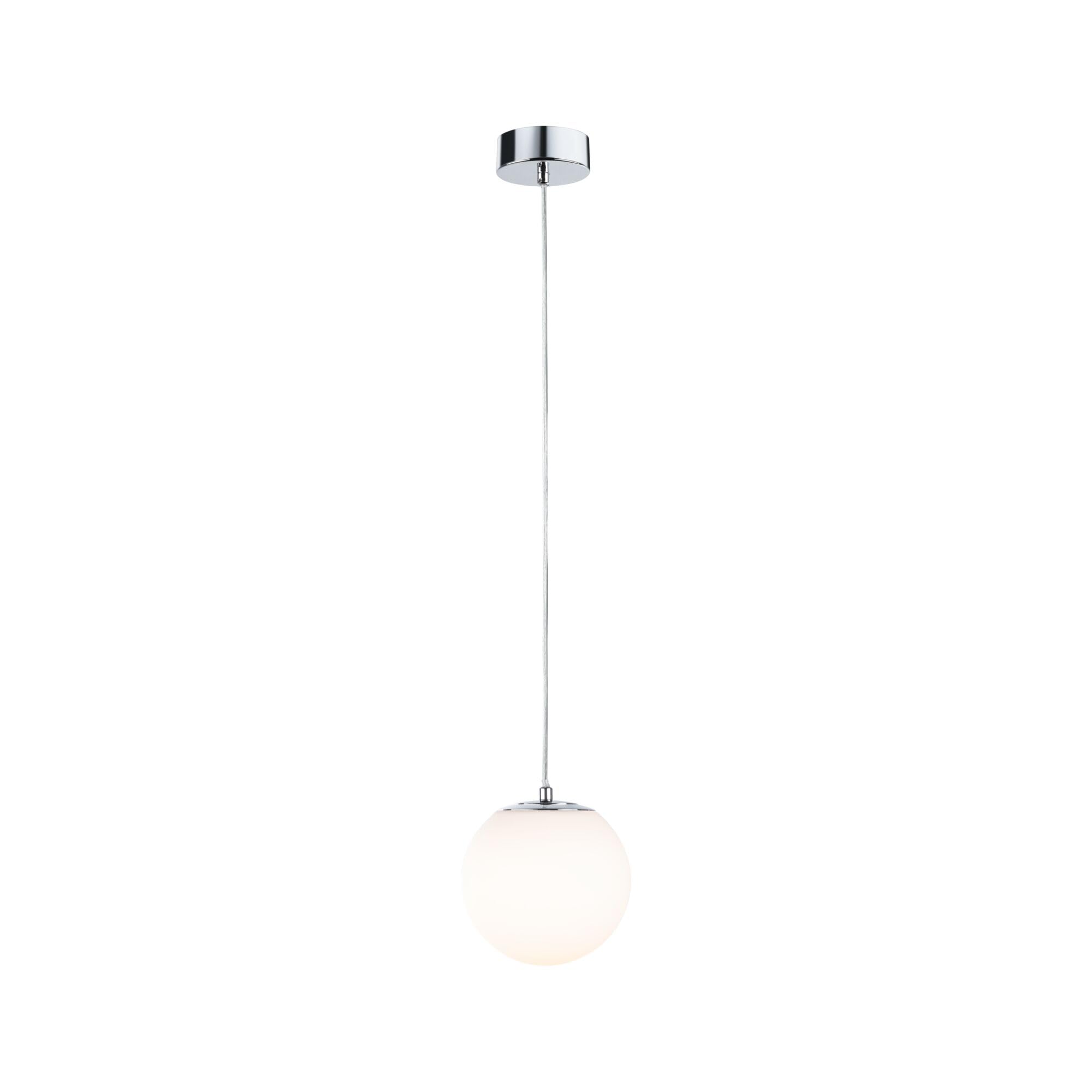 Paulmann 71066 LED Pendant luminaire Selection Bathroom Gove IP44 9W Chrome, Satin Bathroom luminaire