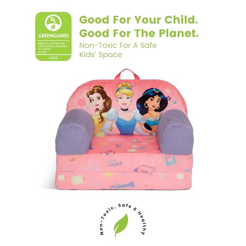Image of Delta Children - Disney Princess Cozee Buddy Flip-Out Kids Chair, Pink