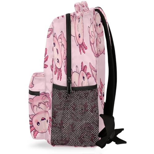 Mochila ligera de ajolotes para evitar dolor de espalda en secundaria 3