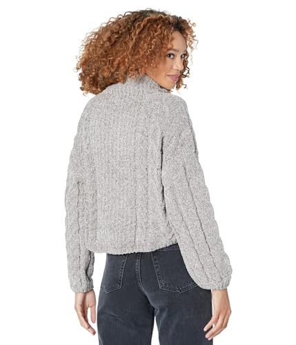[BLANKNYC] Womens Chenile Braided Cable Sweater2