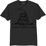 Charcoal Don't Tread On Me T-Shirt - 3XL - by Gadsden and Culpeper