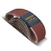 POWERTEC 110040 4-Inch x 24-Inch 240 Grit Aluminum Oxide Sanding Belt, 10-Pack