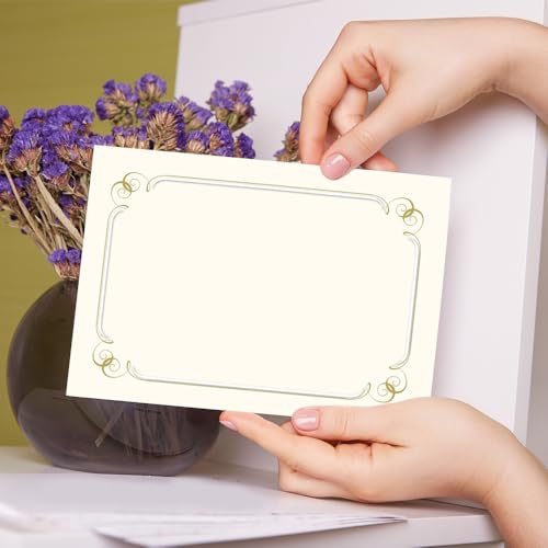 Image of Designer Greetings Blank Note Cards | Boxed Card Set, Matching Envelopes, Foil and Glitter Details