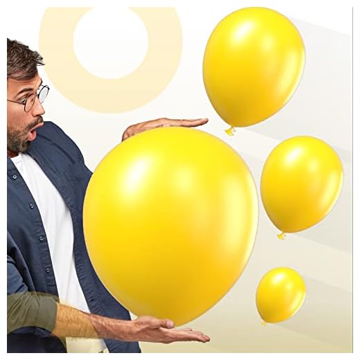 PartyWoo Globos amarillos, paquete 102 globos amarillos de 18 pulgadas, 12 pulgadas, 10 pulgadas, 5 pulgadas para globos amarillos, kit de arco de guirnalda, girasol, fiesta temática, cumpleaños, boda