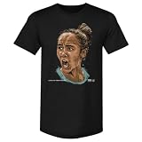 500 LEVEL Leylah Fernandez Portrait Men's Premium T-Shirt (Tri Black, X-Large)