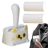 Fusselrolle, extra klebrig, wiederverwendbar, Reinigungsmittel, klebriger Haarentferner, Fusselrolle, für Couch, Teppich, Kleidung, Stoff, Möbel, Boden, Zuhause, Büro, Autositz, Reisen