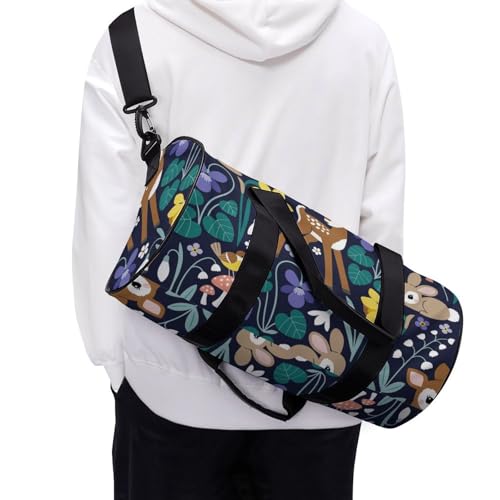Duffel bag de camping et randonnée avec imprimé lapin
