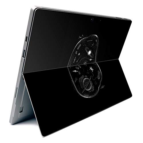 Image of MightySkins Carbon Fiber Skin for Microsoft Surface Pro 7 - Space Cell | Textured Carbon Fiber Finish | Easy to Apply, Remove, and Change Styles | Made in The USA