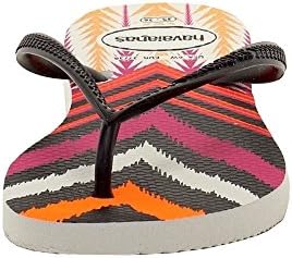 Havaianas Women's Slim Tribal White/Black Flip Flops Sandals Shoes Sz: 11/12 | Image 4