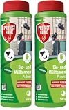 PROTECT HOME Natria Bio- und Mülltonnenpulver, gegen Maden und Fliegen in der Mülltonne, 500 g (Packung mit 2)