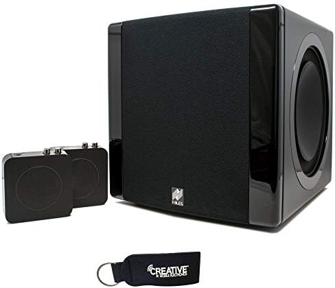 Niles SW8 Wireless Powered 1200 Watt Home Subwoofer, High-Fidelity Audio Transmitter & Receiver Kit