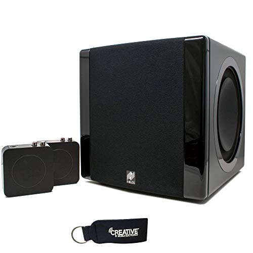 Niles SW8 Wireless Powered 1200 Watt Home Subwoofer, High-Fidelity Audio Transmitter & Receiver Kit