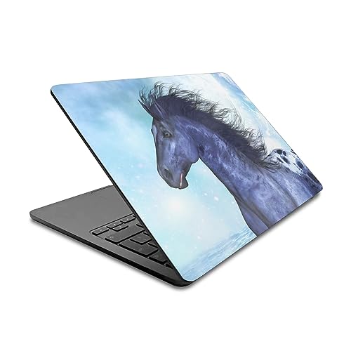 Skin vinyle MacBook Air 13.6 protecteur anti-rayures motif chevaux sauvages