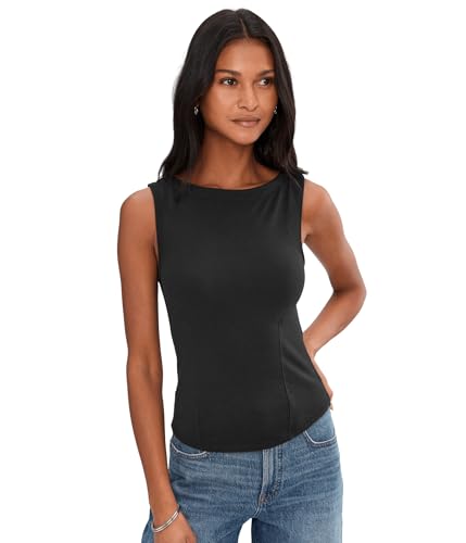 Free People Womens Iconic Tank Black X-Small at Amazon Women's