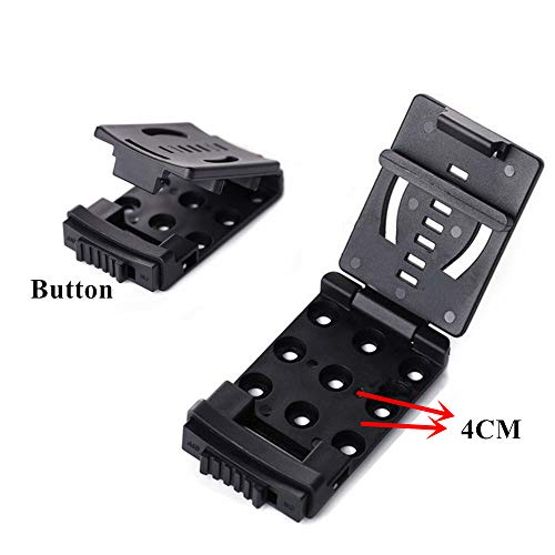 Cuzmak 1-Pack Tactical Belt Clips Universal Utility Edc Belt Clip Outdoor Loops Camping Knife Blade Lock Large With Hardware For Holsters Or Mag Pouches Sheath Tools #TOP2