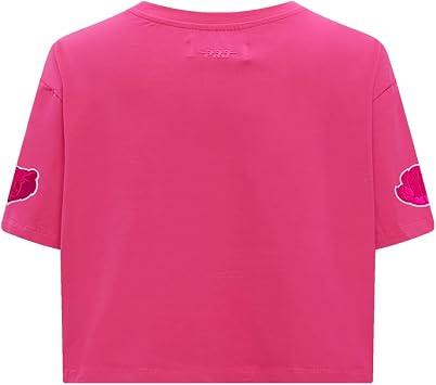 Pro Standard NBA Womens Womens NBA Classic Triple Pink Cotton Short Sleeve Boxy Tee