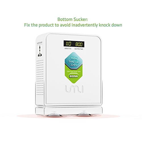UMI Step Up 110v to 220v Voltage Converter 800W for Europe and Asia 220-240V Appliance Use in US Canada Mexico - Power Transformer by UMI - Image 6