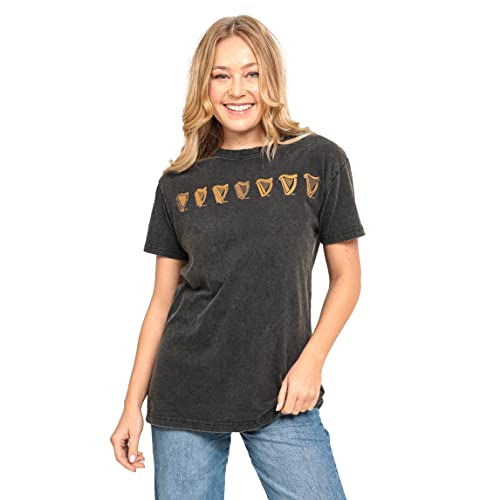 Guinness Evolution Of The Harp Beer Mens Distressed Tshirt | Official Guinness Vintage Beer Shirt | Gaelic Tshirts For Men And Women #TOP5