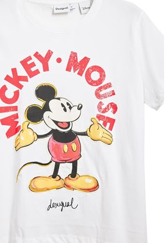 Desigual T-shirt damski, Kolor biały, XS