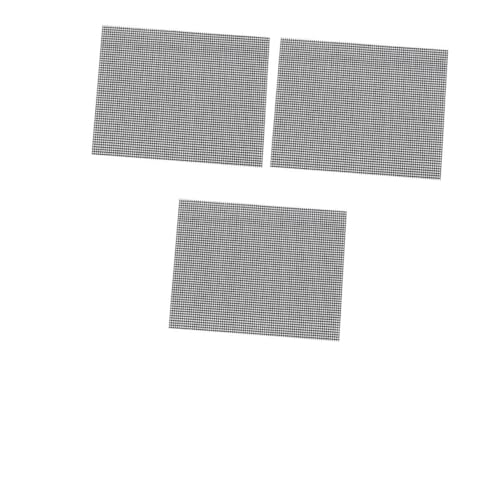 ULTECHNOVO 3 Piezas Estera De Barbacoa Reutilizable Para Hornear Estera De Parrilla Para Exteriores Alfombrilla De Barbacoa De Alta Temperatura Soporte Para Tapete Para Asadora Plancha